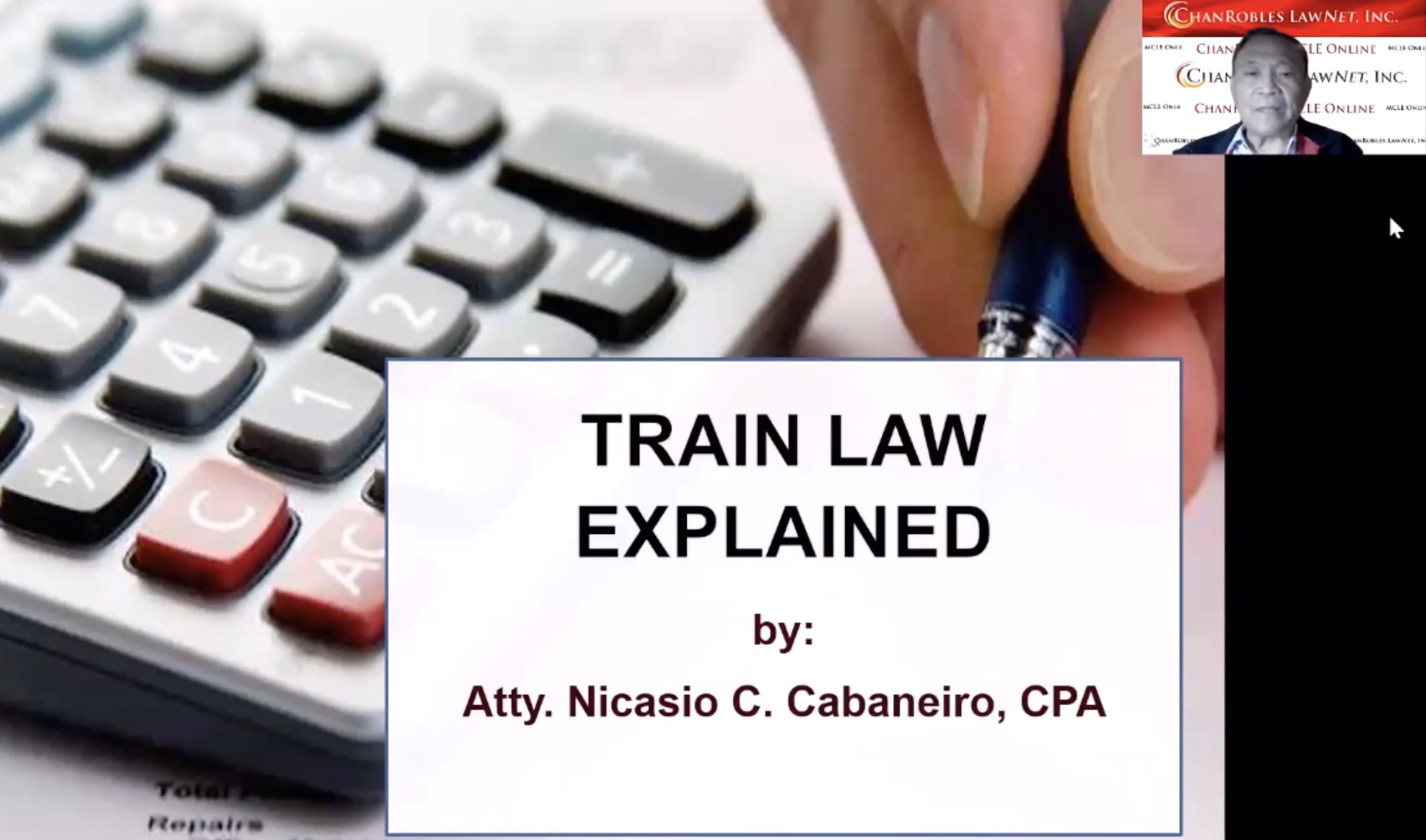 thesis about train law